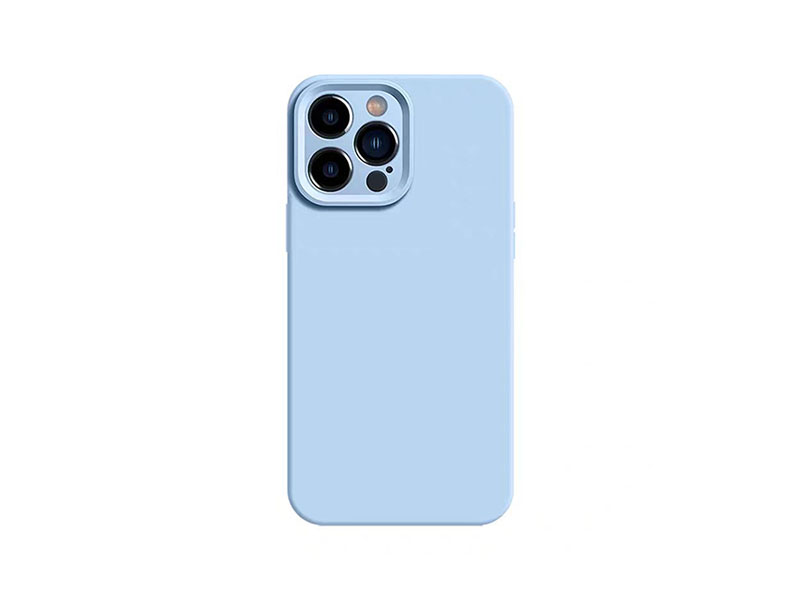 Blue silicone iphone case